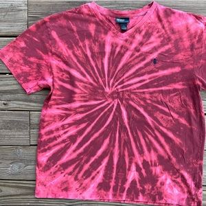Vintage 90s Polo Ralph Lauren Custom Tie Dye Summer Shirt